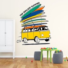 XXL Wandtattoo Bulli Summer