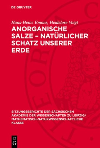 Anorganische salze - anorganische, –