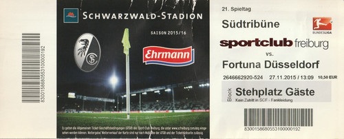 Ticket sportclub freiburg - ticket,