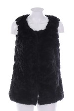 s.Oliver Weste Kunstpelz Fake Fur S schwarz