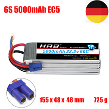 22,2V 5000mAh 6S Lipo Akku Batterie EC5 für RC Hubschrauber Flugzeug Auto Akku