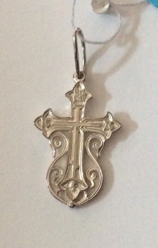 925er silber kreuz anhänger - silber,