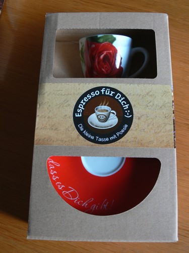 Espressotasse unterteller set - espressotasse,
