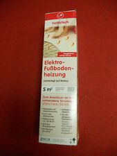HoWaTech Elektrische Fußbodenheizung vorverlegt auf Matte 5m²     3mm Aufbauhöhe