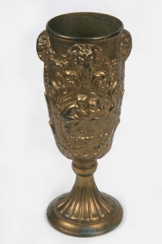 Messingkelch weinbecher barock - weinbecher,