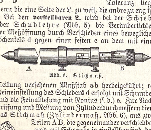 Alte lithographie stichmaß - lithographie,,