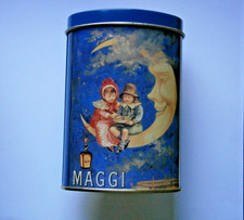 MAGGI Dose oval Kinder auf Mond 13 cm Hoch,  sehr Sauber