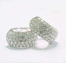 Brillant-Ohrringe fein weiße