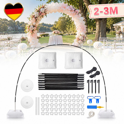 Ballonbogen kit herz stabil - ballonbogen,