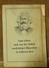DDR Karl Marx - Ergänzungsstoff zum LESEBUCH f. d. 4. Schuljahr 1952 - Volk u. W