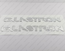 GLASTRON BOOT LOGO CHROM