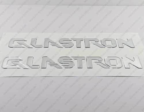 Glastron boot logo chrom - logo,