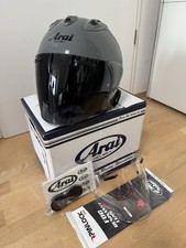 Arai SZR VAS EVO Modern Grey XL Jethelm+ 2XVisier+ Cardo intercom Halterung