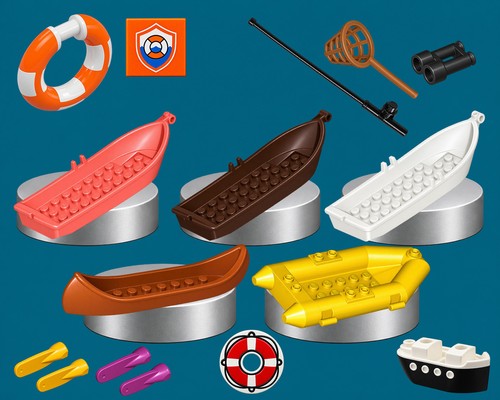 Lego boote ruderboot - ruderboot, kanu