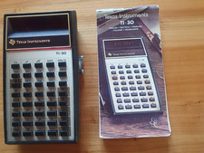 taschenrechner ti 30, Umbau auf Netzteil, Netzteil inklusive, Sammlerobjekt