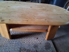 Tischplatte Platte Eiche Massiv Holz Tisch Brett Leimholz 6cm Stark m. Baumkante