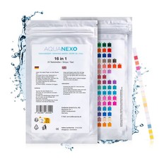 Wassertester Teststreifen 16-in-1 Trinkwassertest pH Wasserhärte 25 st.