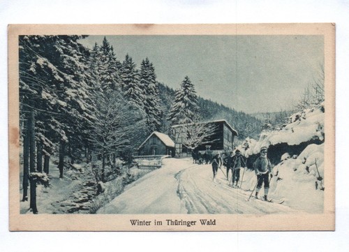 Winter thüringer wald - ak,