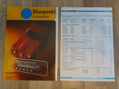 Blaupunkt autoradio 1975 - autoradio,