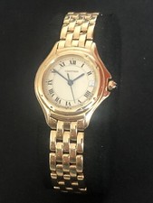 CARTIER PANTHERE COUGAR DAMENUHR 26 MM, 750/- GELBGOLD  REF.: 887906