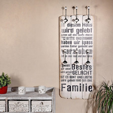 Wandgarderobe Garderobenpaneel