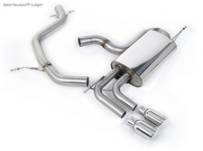 Milltek Sportauspuffanlage (SuperSound-Version) VW Golf 5 1.4l GTI 2x80mm