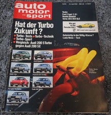 AMS 8/1981 Ford Capri 2,8i