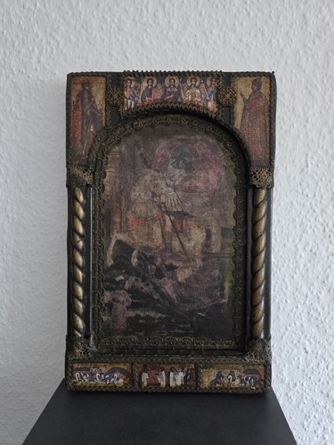 Ikone heiliger georg - ikone, –