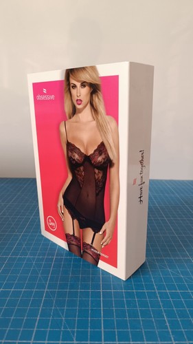 Obsessive korsett set schwarz - set,