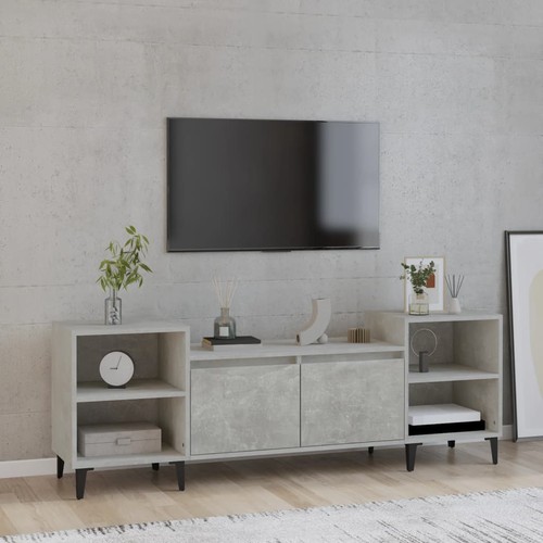 Vidaxl schrank betongrau - vidaxl, tv-schrank