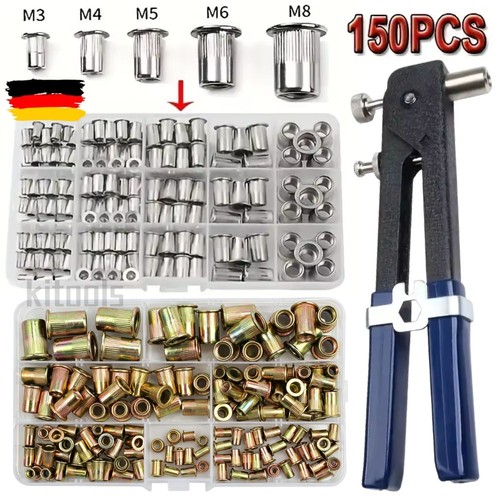 150 stück edelstahl - 150,