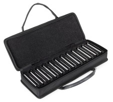 B-WARE Mundharmonika 12er Set Blues Harmonika Dur Diatonisch Messing Koffer