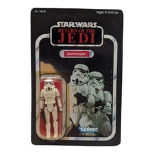 Star Wars Stormtrooper  MOC 65 Back Vintage Kenner
