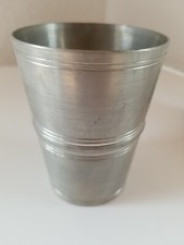 Vintage Zinn Becher Trinkbecher  Zinnbecher Bodenmarke gekennzeichnet makiert