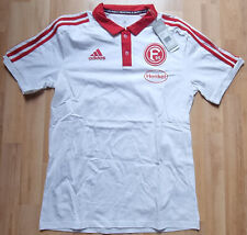 Adidas Fortuna Düsseldorf  F95 Poloshirt weiß Sonder Team Trikot Shirt NEU Gr. M