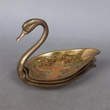 Skulptur schwan messing - skulptur,
