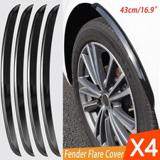 4X Schwarz Kotflügelverbreiterung Kotflügel Radlauf Verbreiterung Zierleisten