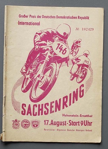 Rennprogramm sachsenringrennen - rennprogramm,