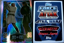 FORCE ATTAX Star Wars MOVIE EDITION Serie 1-ANAKIN vs OBI-WAN Limitierte Auflage