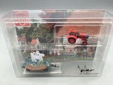 Landwirtschaft 1:87 H0 Busch Traktor Umzugswagen Fleisch Lebenskraft mit OVP