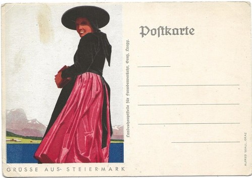 102 253 postkarte trachten - -,