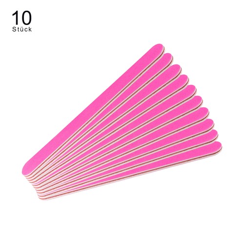 Profi nagelfeile pink 10er - nagelfeile, |