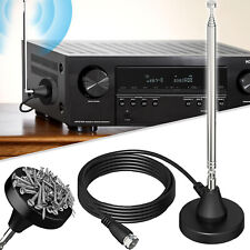 DAB Antenne FM Antenne Radioantenne Teleskopantenne Zimmerantenne mit Magnetfuß
