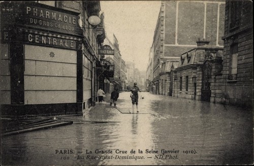 Postkarte paris vii - postkarte, saint