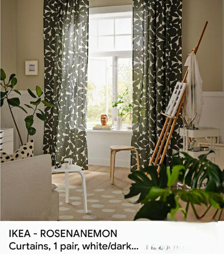 Ikea rosenanemon gardinen - rosenanemon,