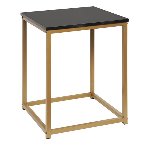 Beistelltisch schwarz gold - beistelltisch, schwarz-gold