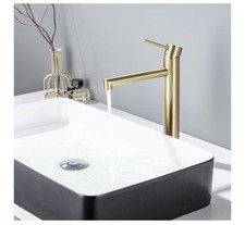 Waschtischarmatur - Hoch, Gold