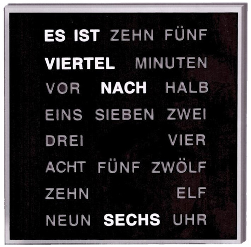Led wörteruhr wortuhr - wörteruhr,