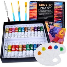 Acrylfarben Set, 24 Tube