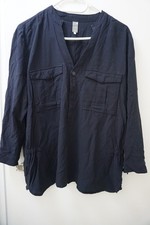 G-Star Raw Damen Schlupfbluse Bluse / Tunika / Blau    Gr XL  gut erhalten